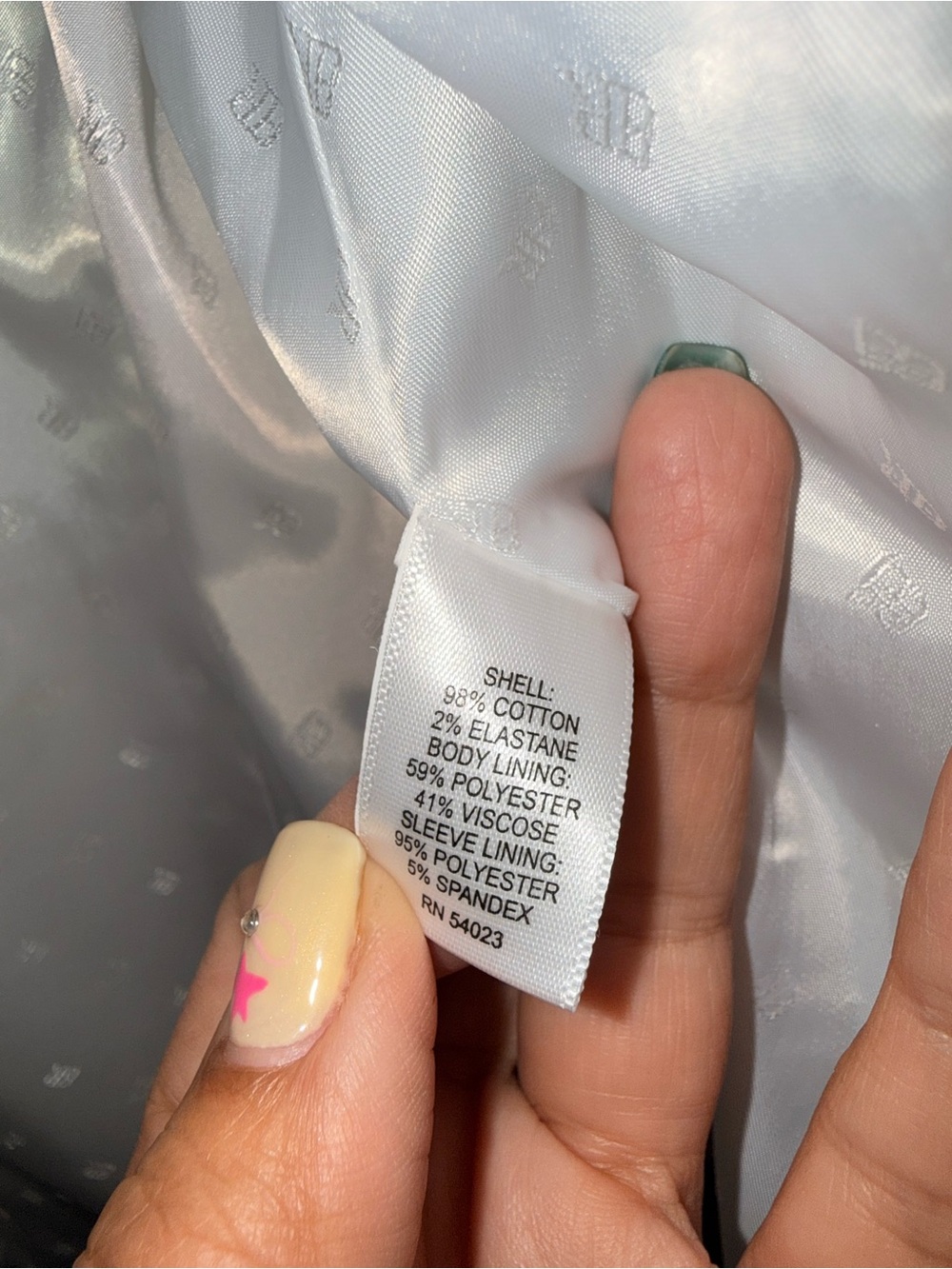 Banana Republic Beige Label White Lined Jacket - Picture 7 of 9